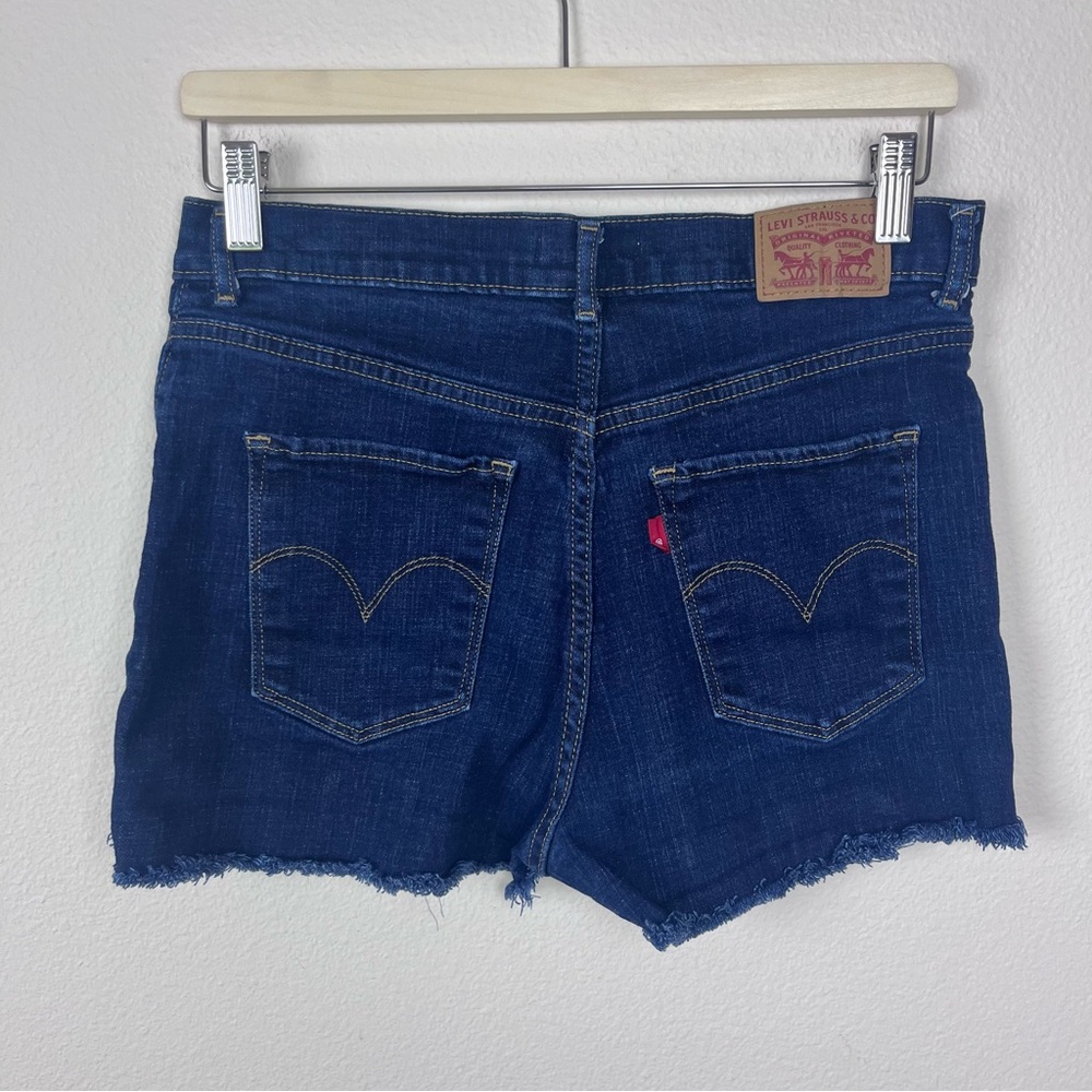 Levis Jean Shorts Womens Thirty Bermuda Denim Stretch Cut Off Casual Classic